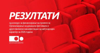 Агенцијата за филм издвојува 35 милиони денари за фестивали и филмски манифестации