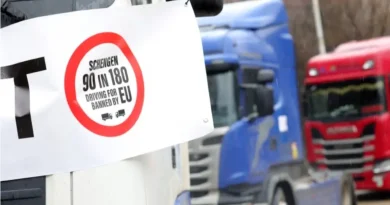 ПРЕВОЗНИЦИТЕ НА ПРОТЕСТ пред Делегацијата на ЕУ во Скопје